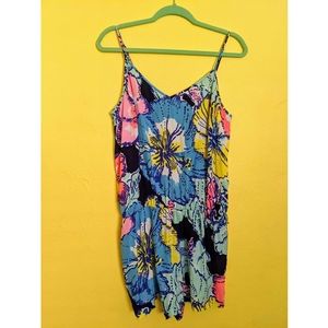 Lilly Pulitzer Deeana Romper Large Big Flirt